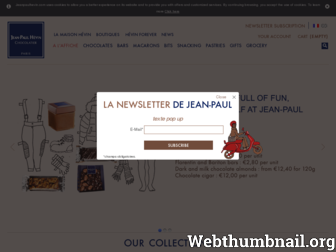 jeanpaulhevin.com website preview