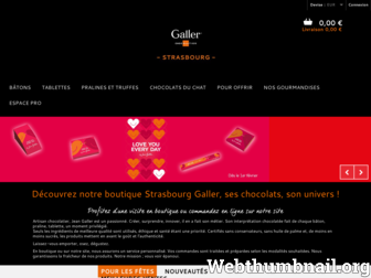 chocolats-galler.fr website preview
