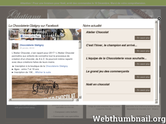 chocolatsglatigny.fr website preview