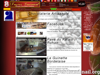 joyeuxgourmand.fr website preview