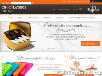 chocolaterieonline.com website preview