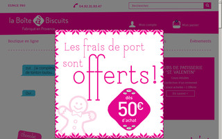 laboiteabiscuits.fr website preview