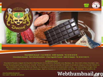 chocolaterie-dousset.com website preview