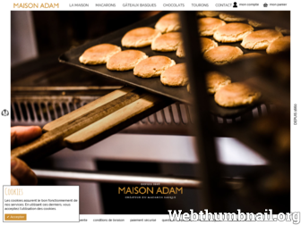 maisonadam.fr website preview