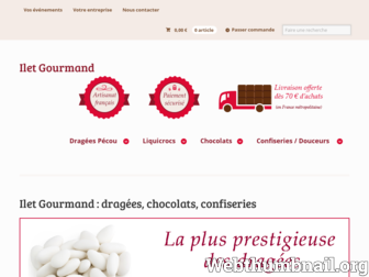 ilet-gourmand-chocolaterie.fr website preview