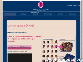 marquise-de-sevigne.com website preview