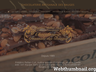 chocolateriedesbauges.com website preview