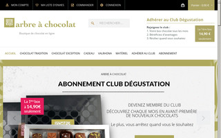 arbre-a-chocolat.com website preview