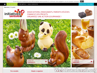 initiatives-saveurs.fr website preview