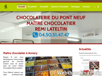 chocolaterie-annecy-pont-neuf.fr website preview