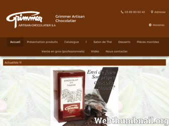 grimmer-artisan-chocolatier.fr website preview
