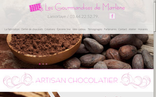 lesgourmandisesdemarlene.fr website preview