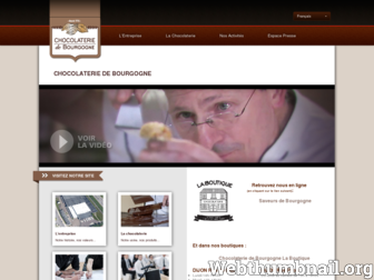 chocolateriedebourgogne.fr website preview