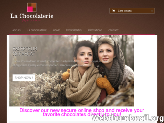 chocolaterie-lothaire.fr website preview