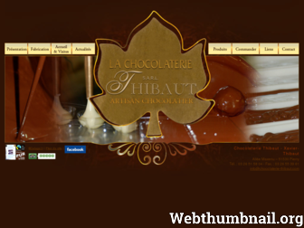 chocolaterie-thibaut.com website preview