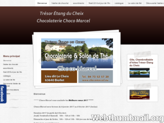 chocomarcel.eu website preview