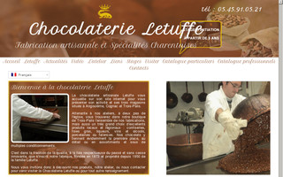 chocolaterie-letuffe.fr website preview