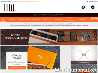 chocolaterie-thil.com website preview
