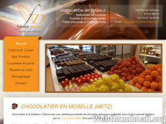 chocolaterie-dumay.fr website preview
