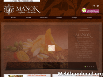 manon-confiseur-chocolatier.com website preview