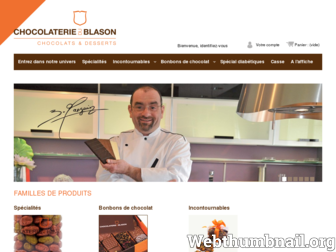 chocolateriedublason.com website preview