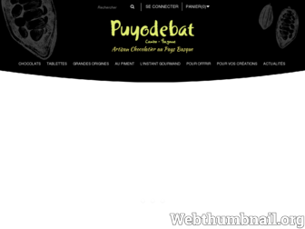 chocolats-puyodebat.com website preview