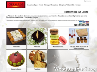chocolaterie-germain.fr website preview