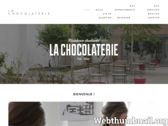 vivrealachocolaterie.com website preview