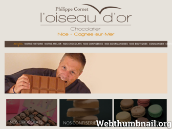 chocolatier-loiseaudor.com website preview