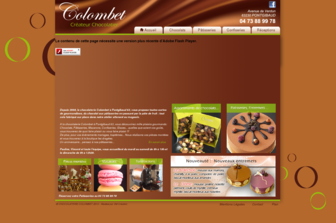 chocolaterie-colombet.fr website preview