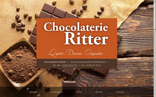 chocolaterie-ritter.com website preview