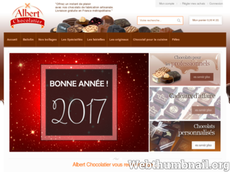 albert-chocolatier.com website preview