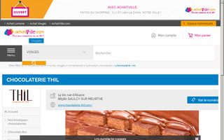 thil-chocolatier.fr website preview