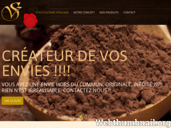 chocolaterie-strackar.fr website preview
