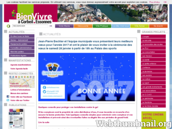 corbeil-essonnes.com website preview