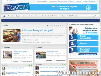 picardiegazette.fr website preview