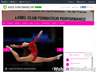 ascegymdansegr-corbeil.clubeo.com website preview