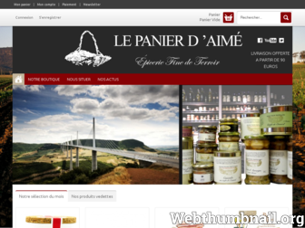 lepanierdaime.fr website preview