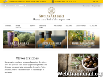 alziari.com.fr website preview