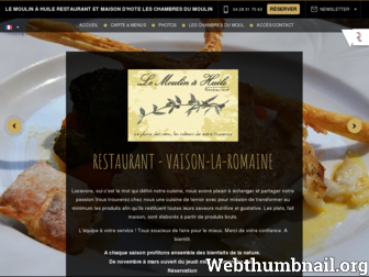 lemoulinahuile84.fr website preview