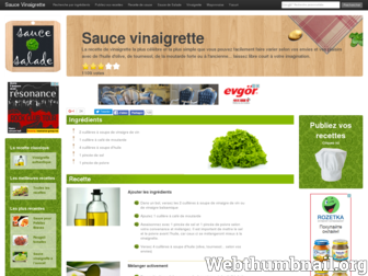 sauce-vinaigrette.com website preview