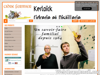 cidre-kerloick.com website preview