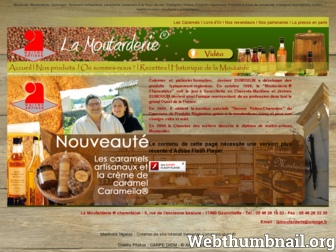 lamoutarderiecharentaise.com website preview