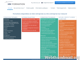 hmformation.fr website preview