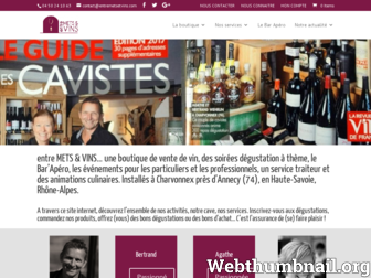 vins-traiteur-annecy.fr website preview
