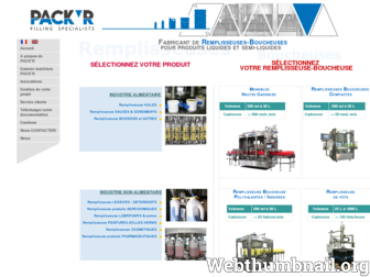 packr.fr website preview