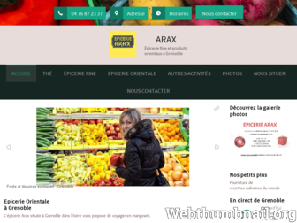 epicerie-arax.com website preview