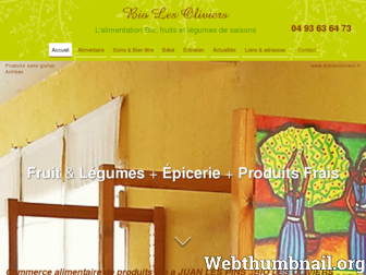 biolesoliviers.fr website preview