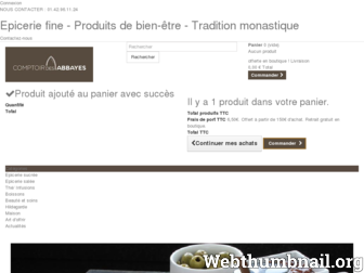 comptoir-des-abbayes.fr website preview