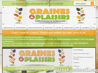 grainesetplaisirs.com website preview